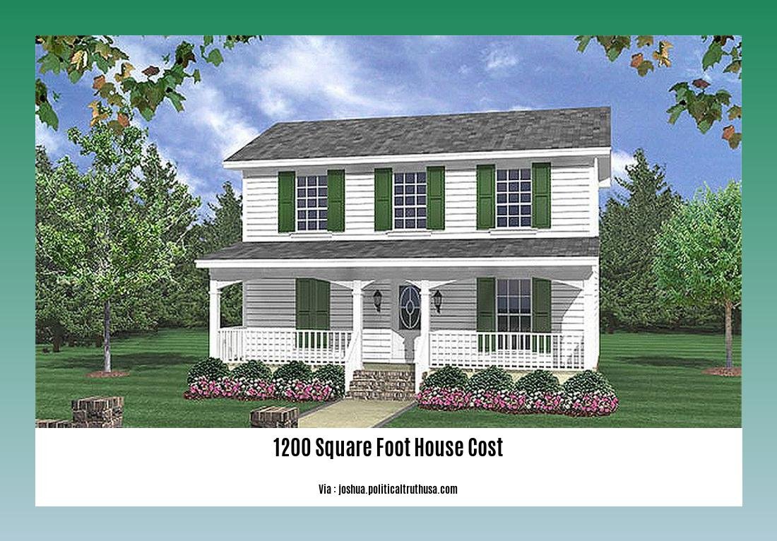 The True Cost Of Building And Maintaining A 1200 Square Foot House 