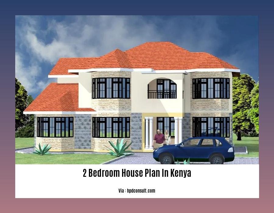 2 bedroom house plan in kenya