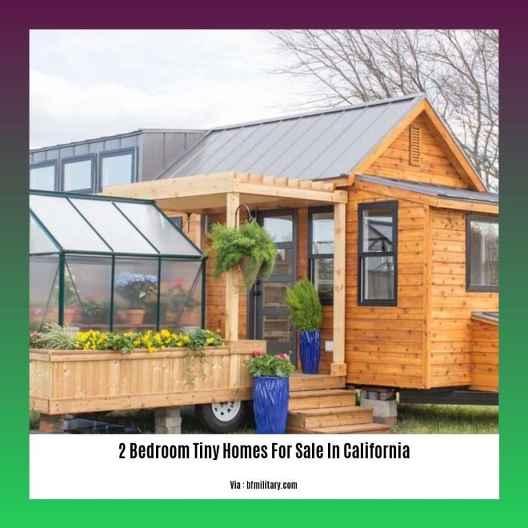 2 Bedroom Tiny Homes for Sale in California: The Perfect Solution for ...