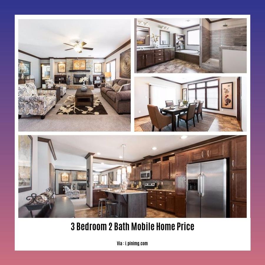 3 bedroom 2 bath mobile home price