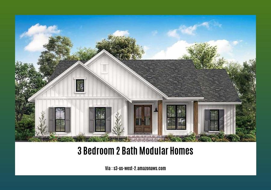 3 bedroom 2 bath modular homes