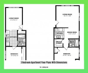 Crafting Stylish and Functional 3 Bedroom Apartment Floor Plans with ...