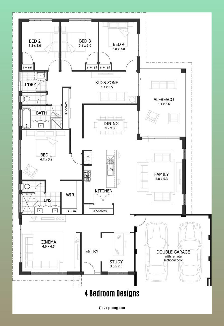 4 bedroom designs