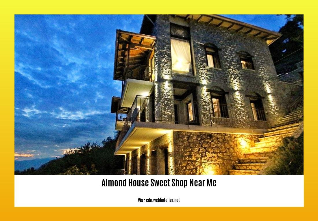 Almond house sweet shop near me