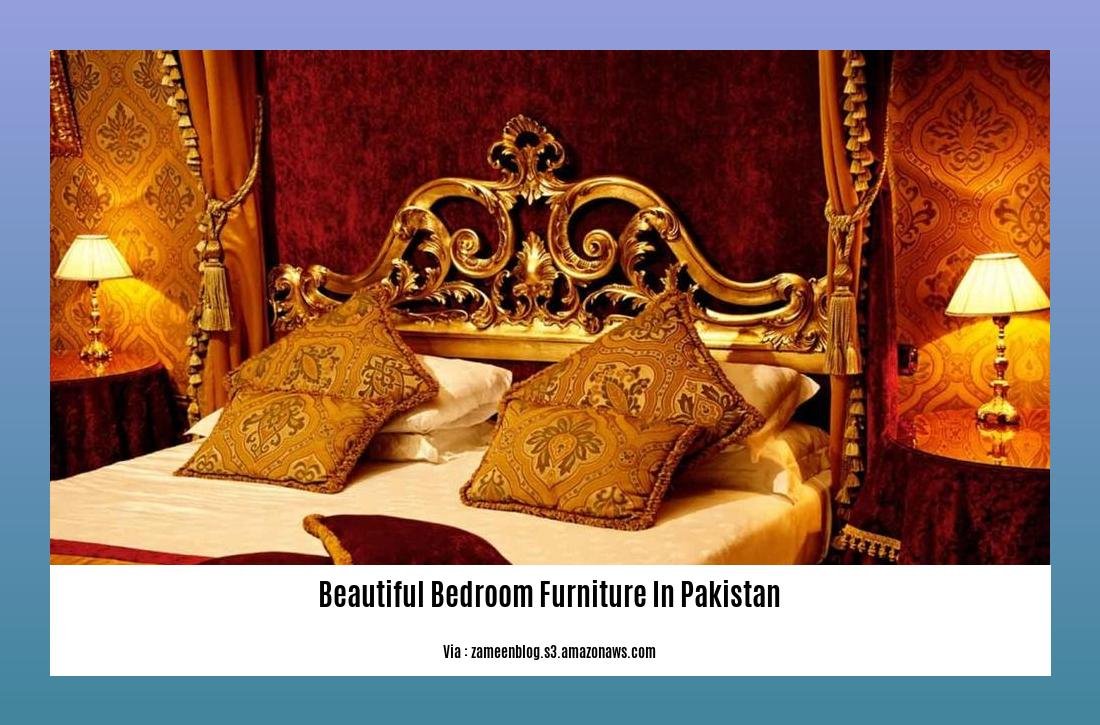 Beautiful bedroom furniture in Pakistan