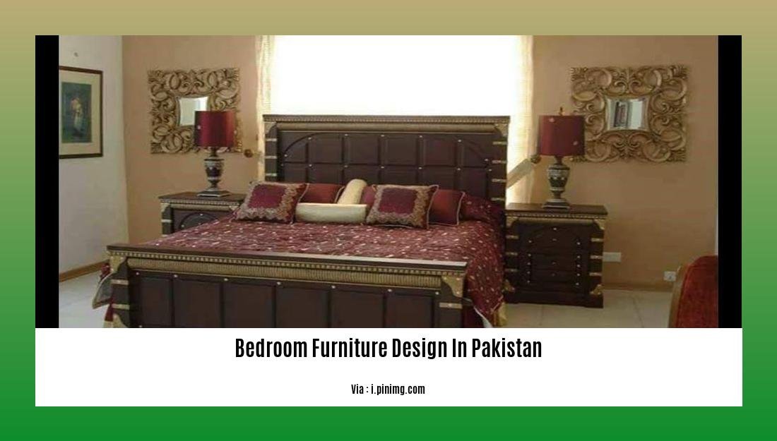 Bedroom furniture design in Pakistan