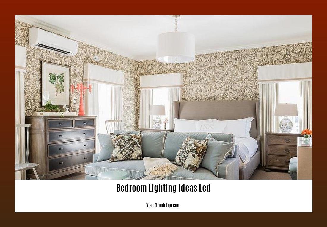 Bedroom lighting ideas LED