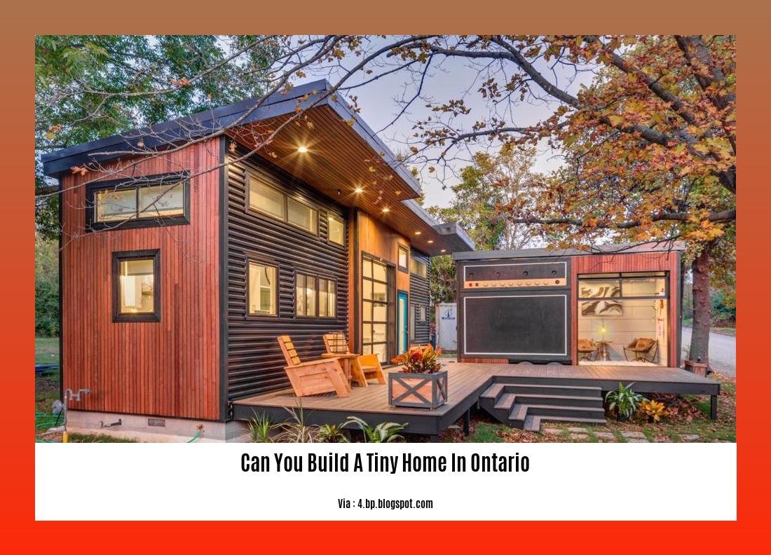 Can you build a tiny home in Ontario
