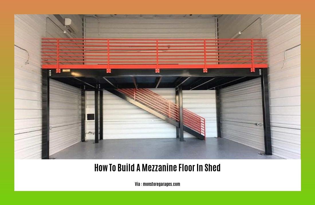 How to build a mezzanine floor in shed