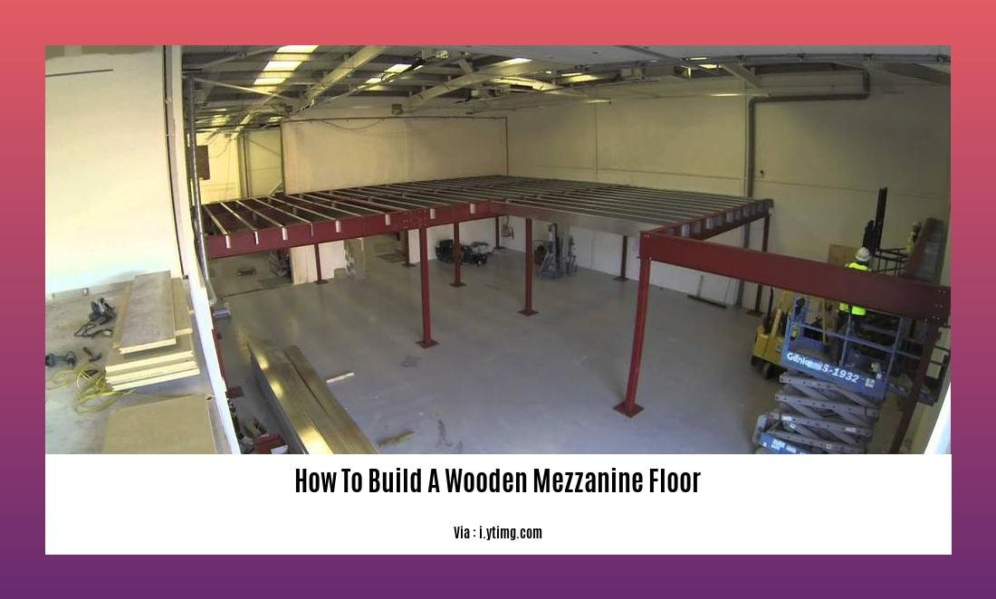 How to build a wooden mezzanine floor