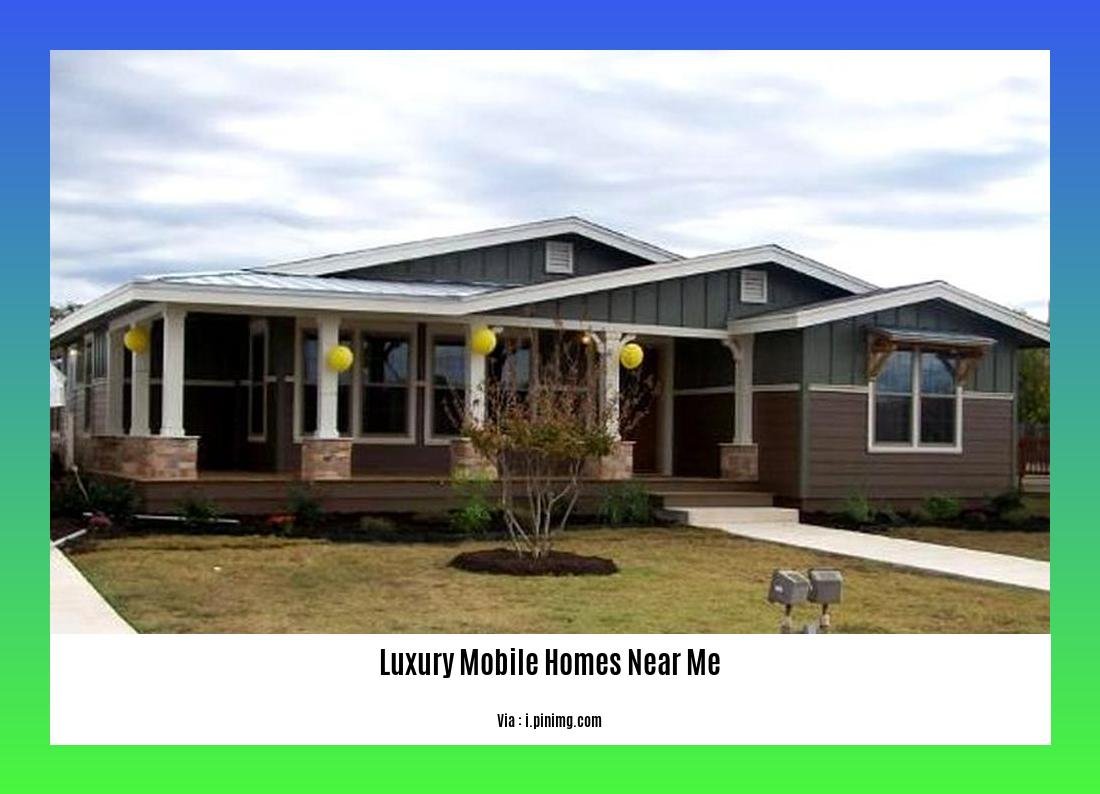 Luxury mobile homes near me