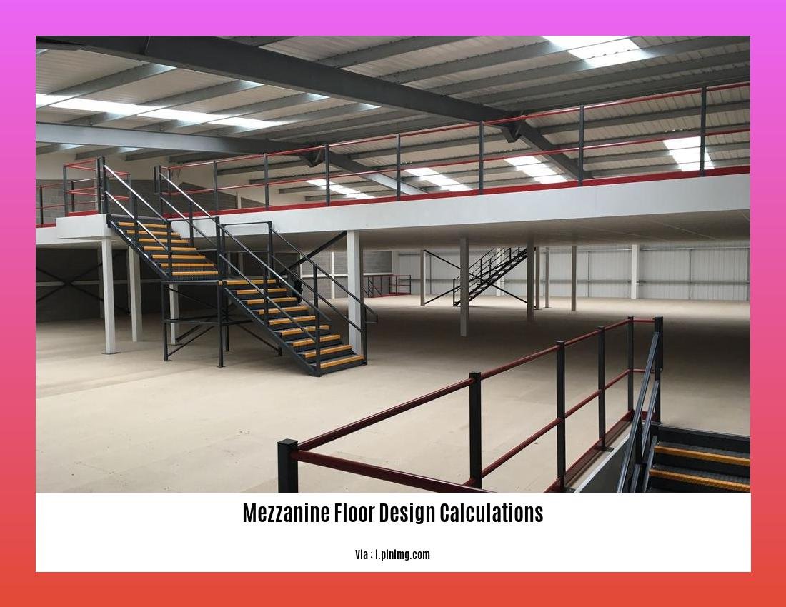 Mezzanine floor design calculations