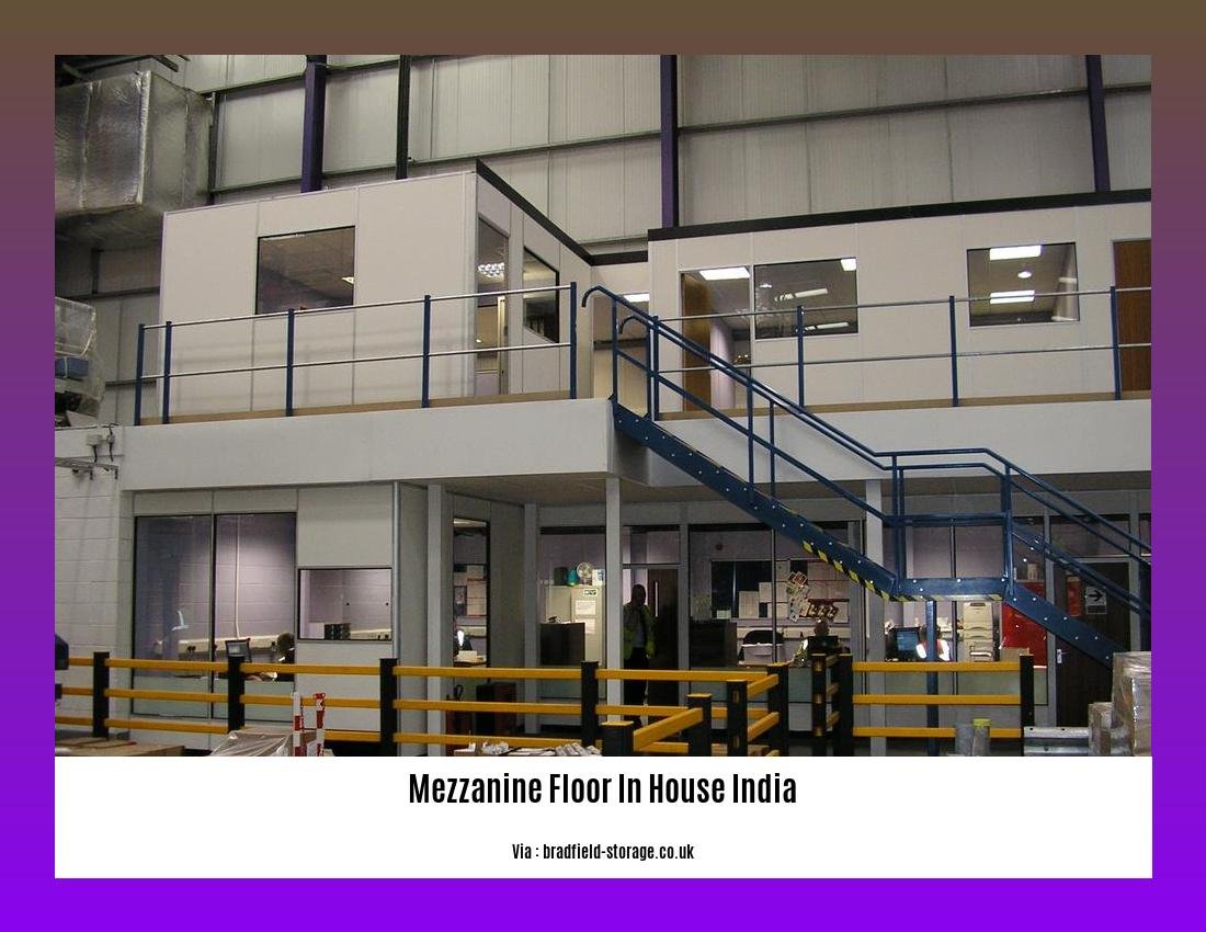 Mezzanine floor in house India
