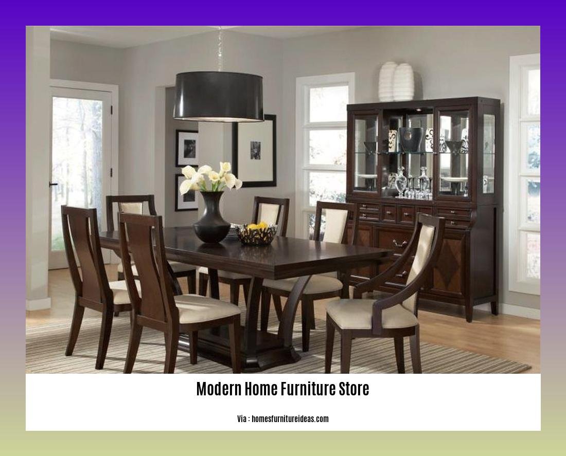 Modern home furniture store