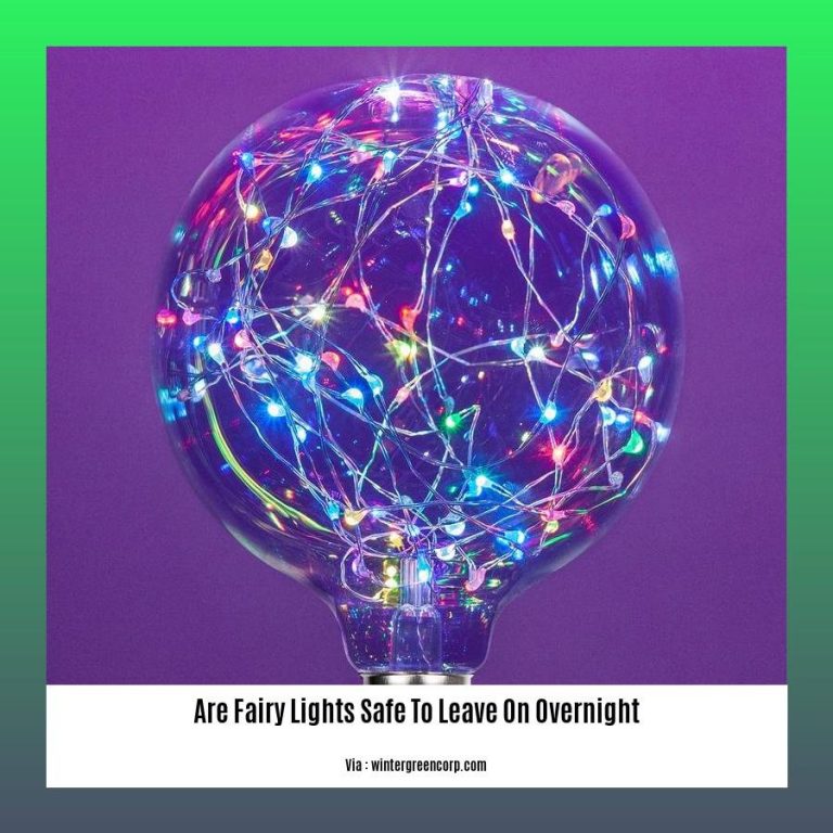 Are Fairy Lights Safe to Leave on Overnight? Expert Electrical Engineer