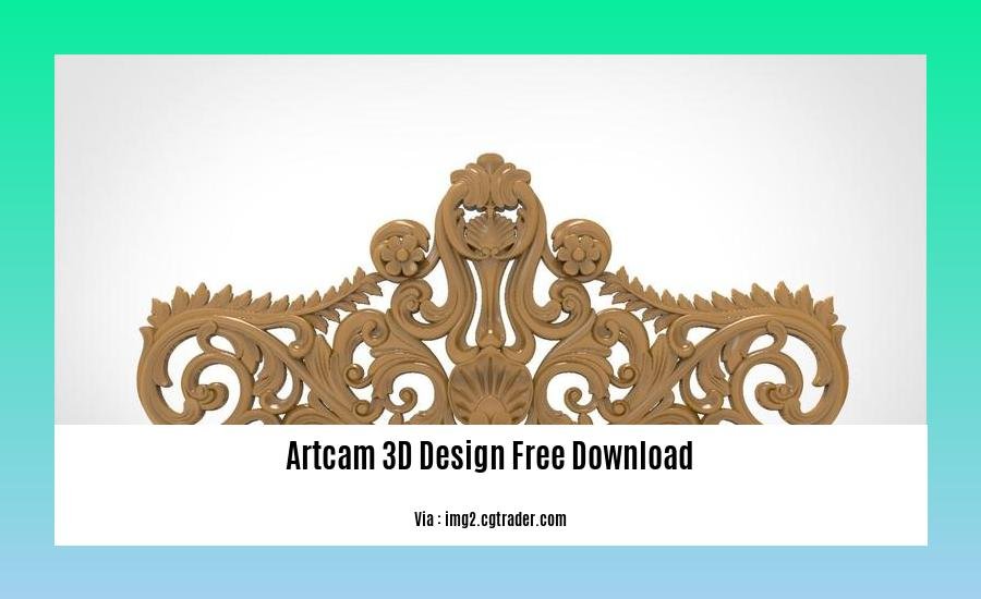 artcam 3d design free download