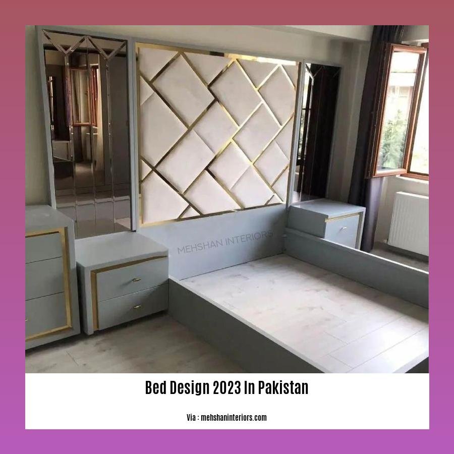 bed design 2023 in pakistan