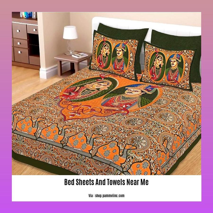 bed sheets and towels near me