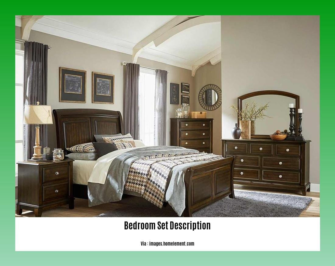 bedroom set description