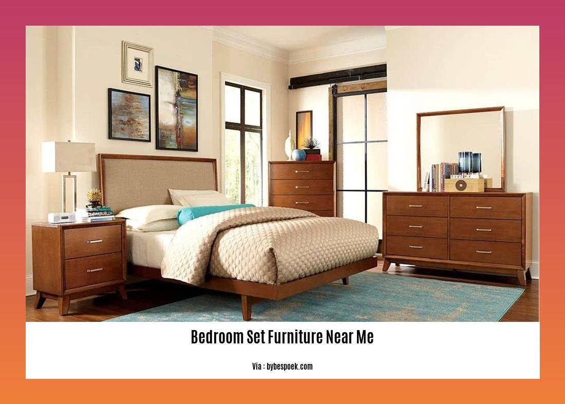 bedroom set furniture near me