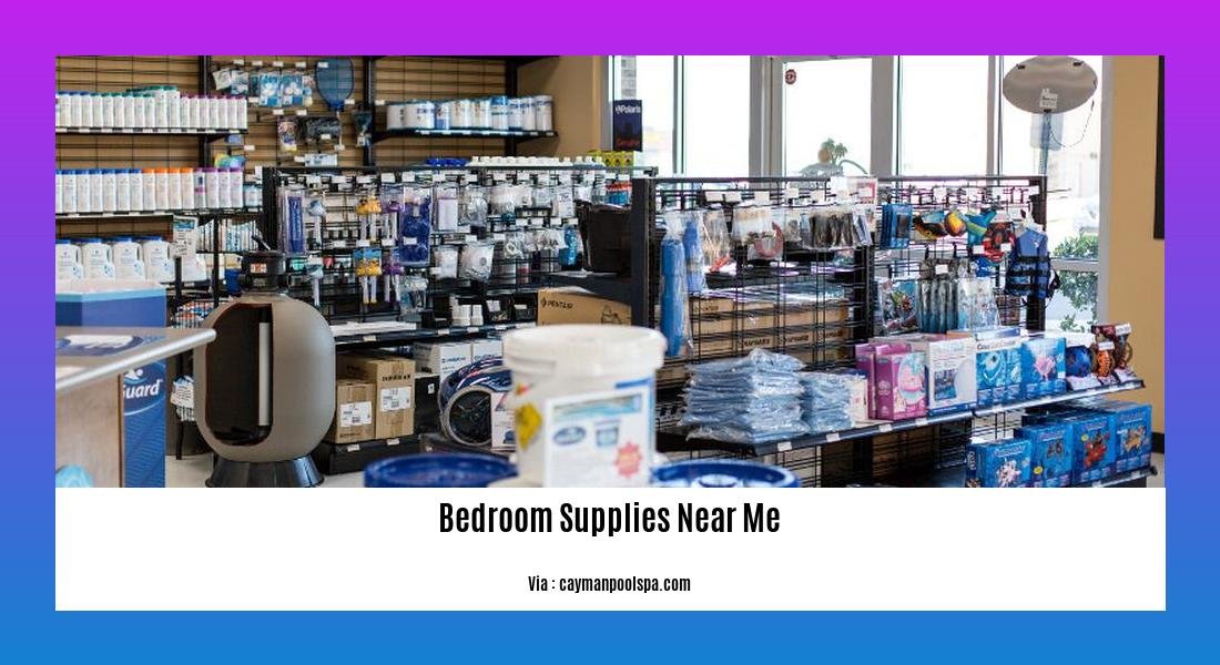 bedroom supplies near me