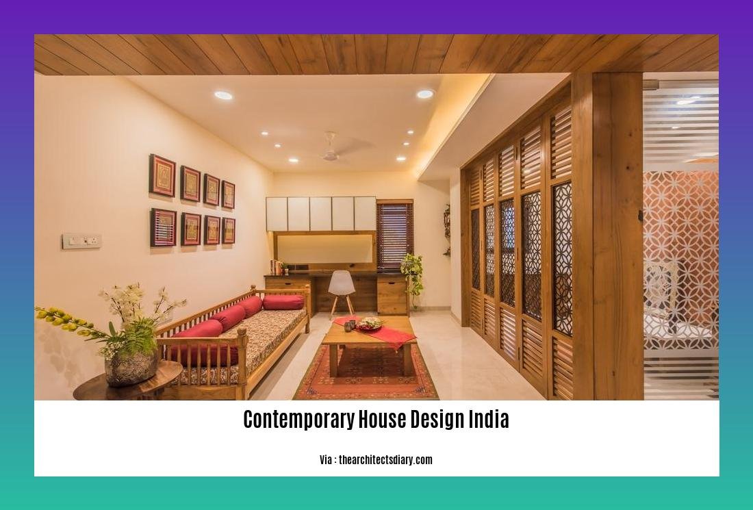 contemporary house design india
