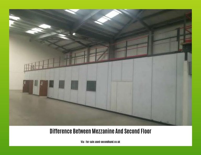 Understanding The Difference Between Mezzanine And Second Floor In 