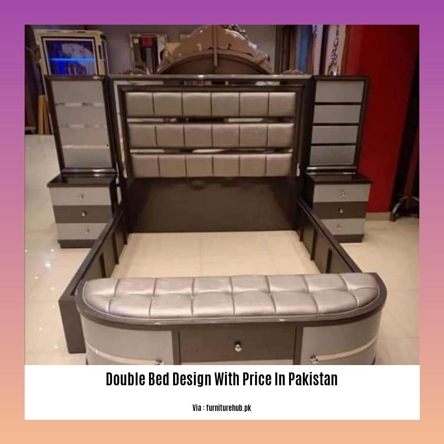 double bed design with price in pakistan