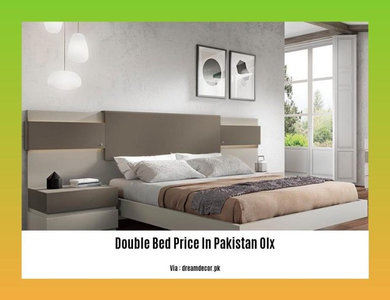 Double Bed Price in Pakistan OLX A Comprehensive Guide for Smart
