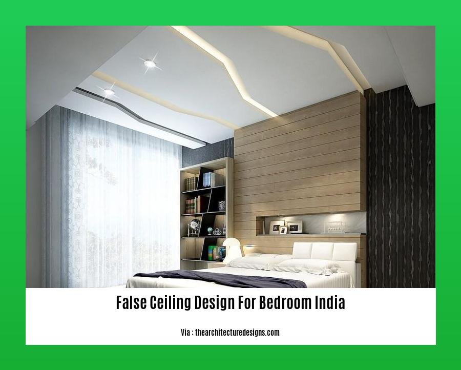 false ceiling design for bedroom india