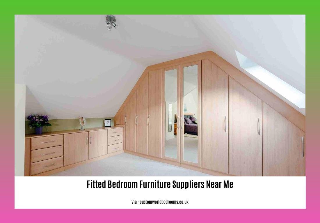 fitted bedroom furniture suppliers near me
