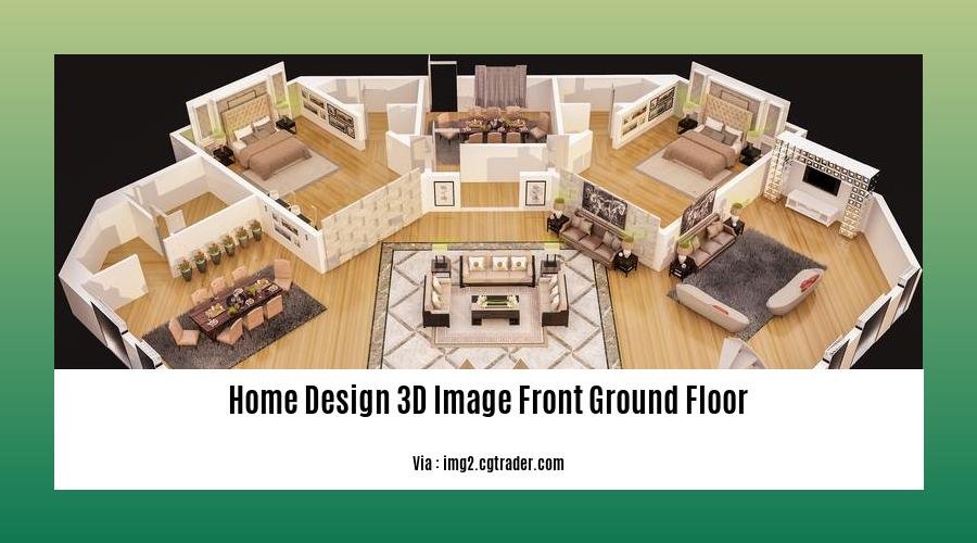 home design 3d image front ground floor