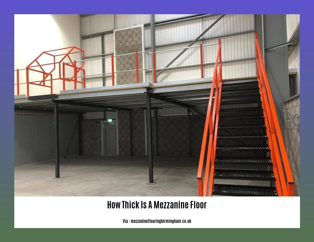 how thick is a mezzanine floor