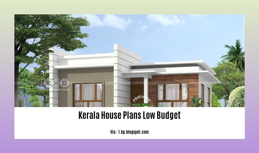 kerala house plans low budget