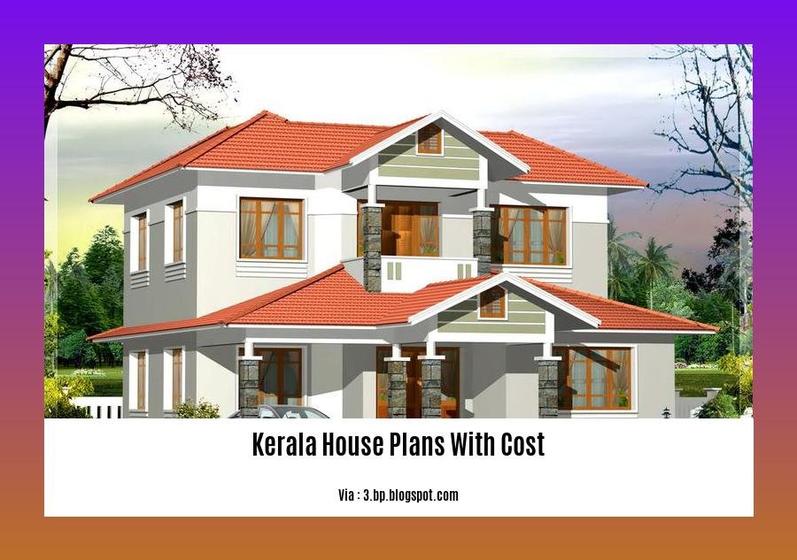 kerala house plans with cost