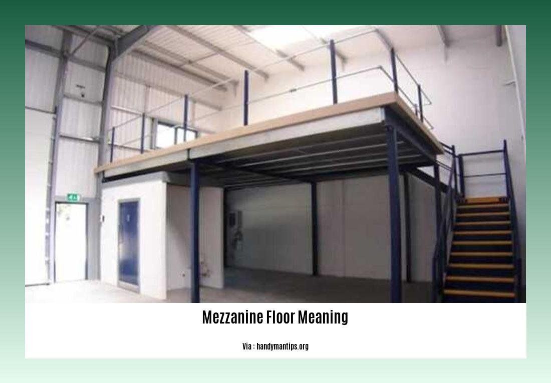 mezzanine floor meaning