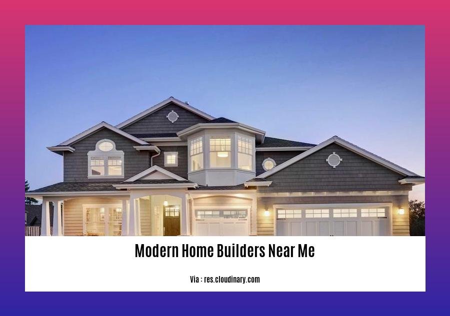 modern home builders near me