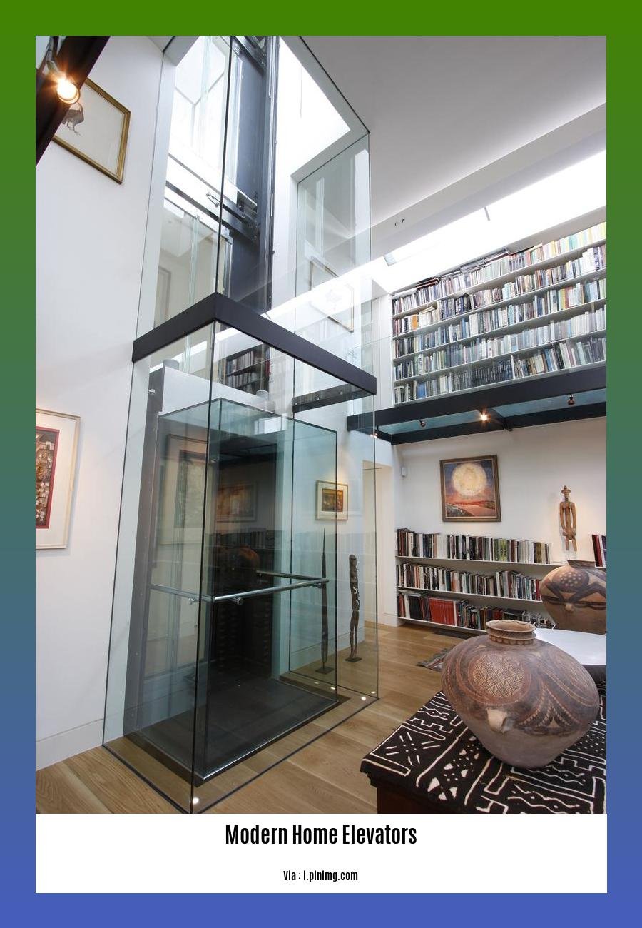 modern home elevators