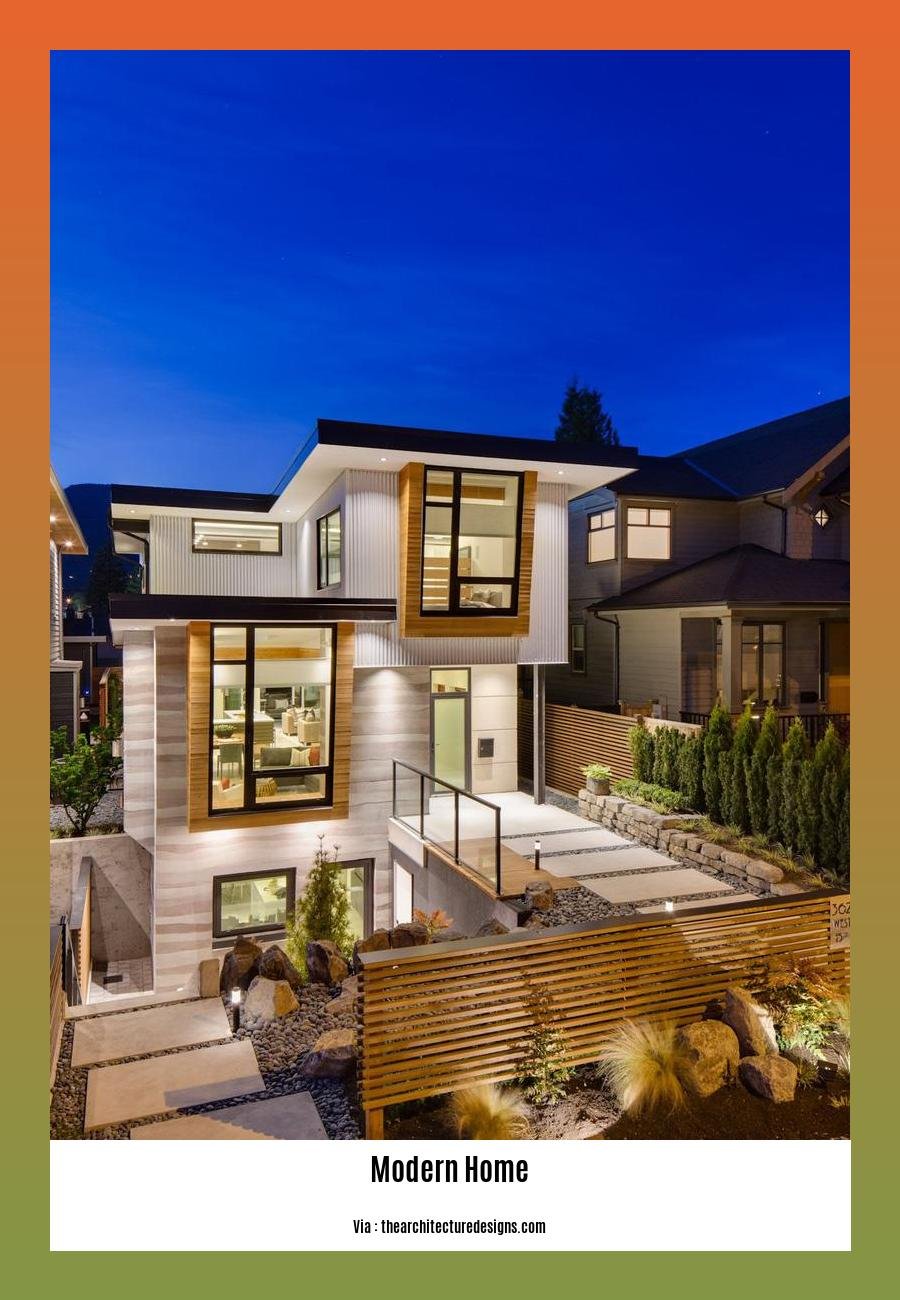 modern home