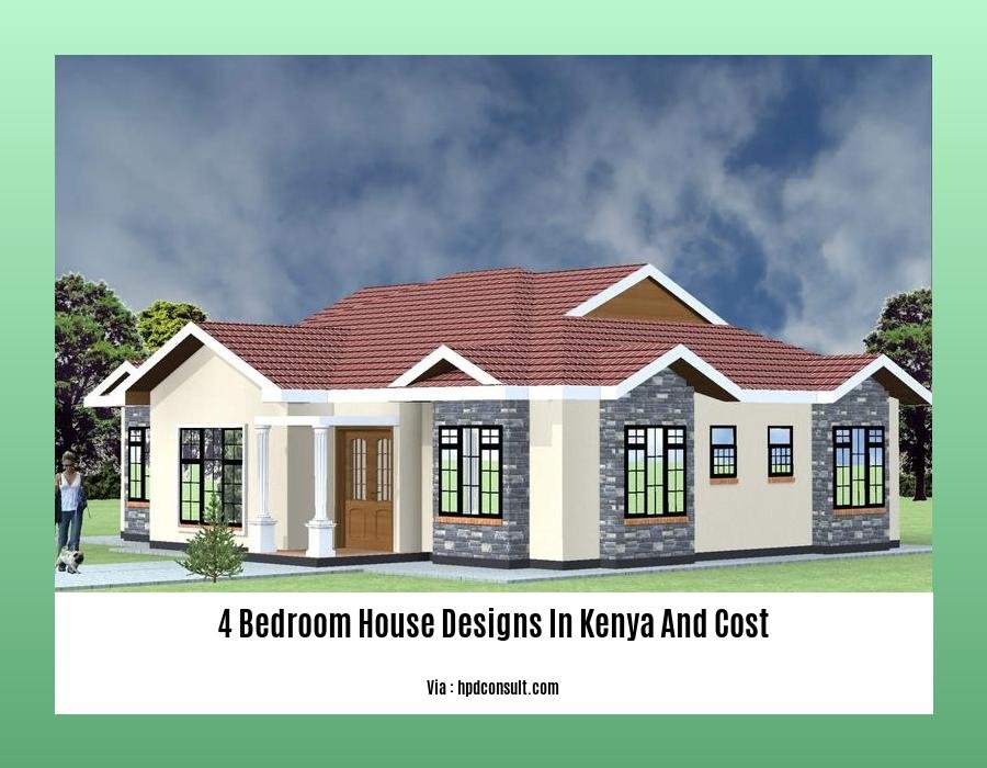 4 bedroom house designs in kenya and cost