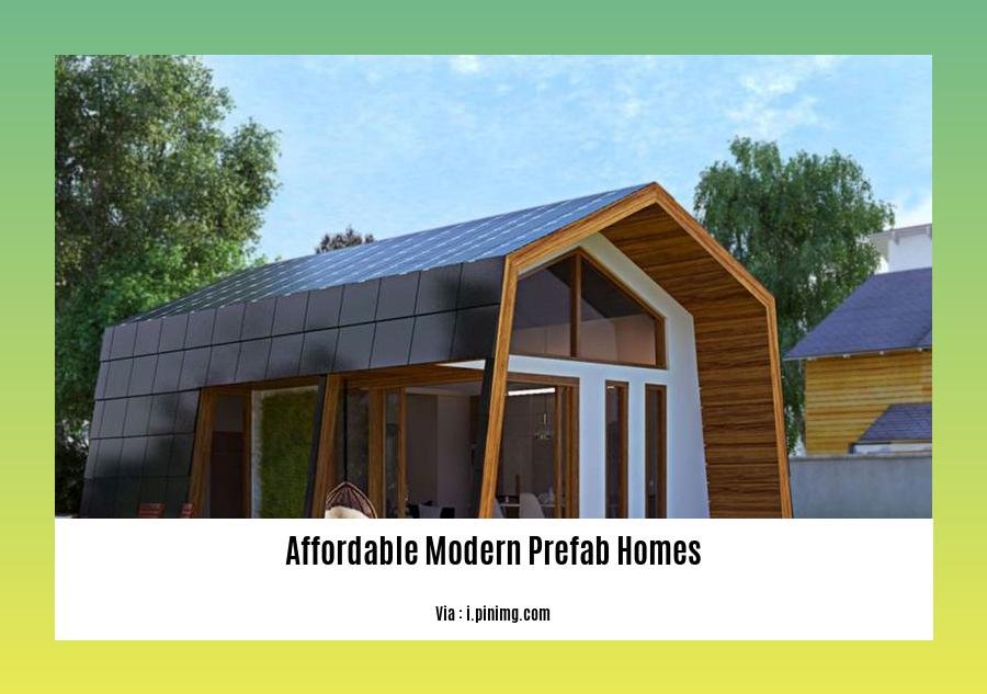 Affordable modern prefab homes