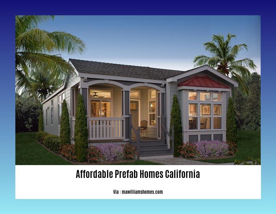 Affordable prefab homes california