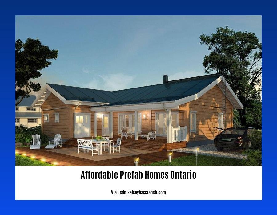 Affordable prefab homes ontario