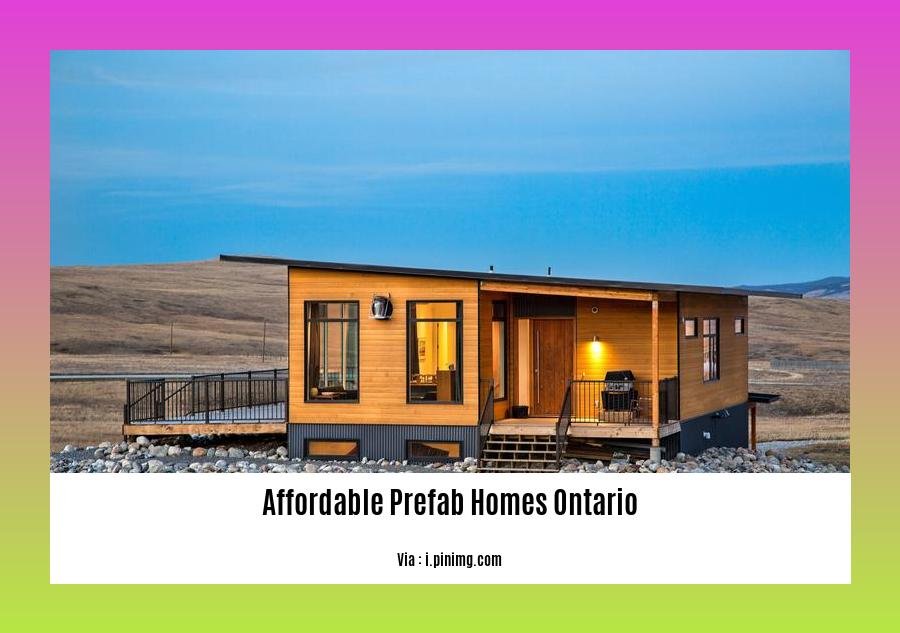 Affordable prefab homes ontario