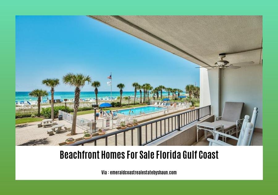 Beachfront homes for sale florida gulf coast