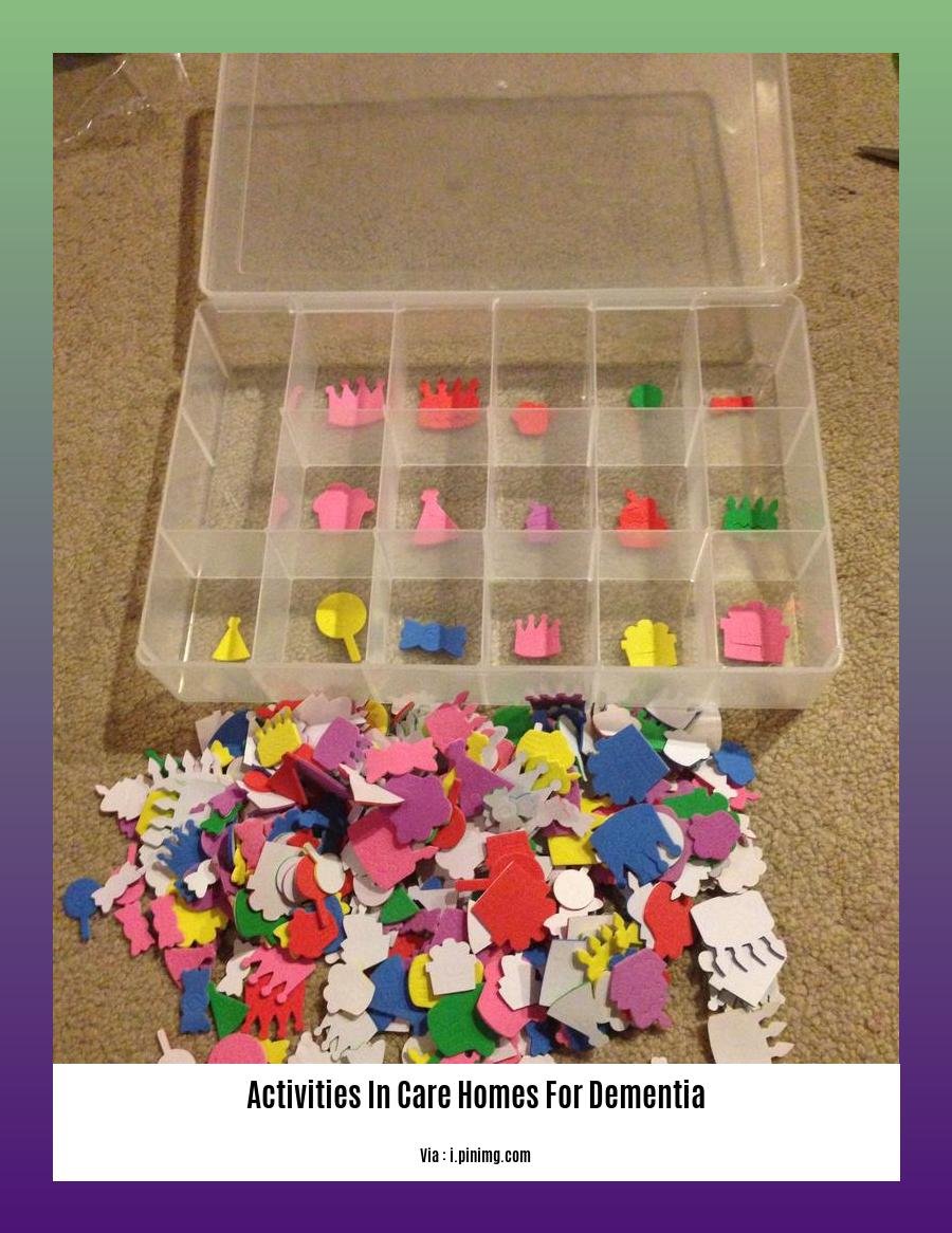 activities in care homes for dementia