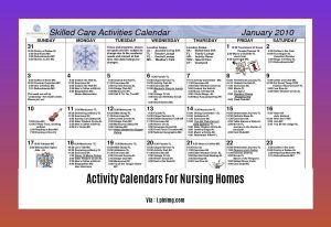 - [Activity Calendars for Nursing Homes: A Guide to Creating Engaging ...