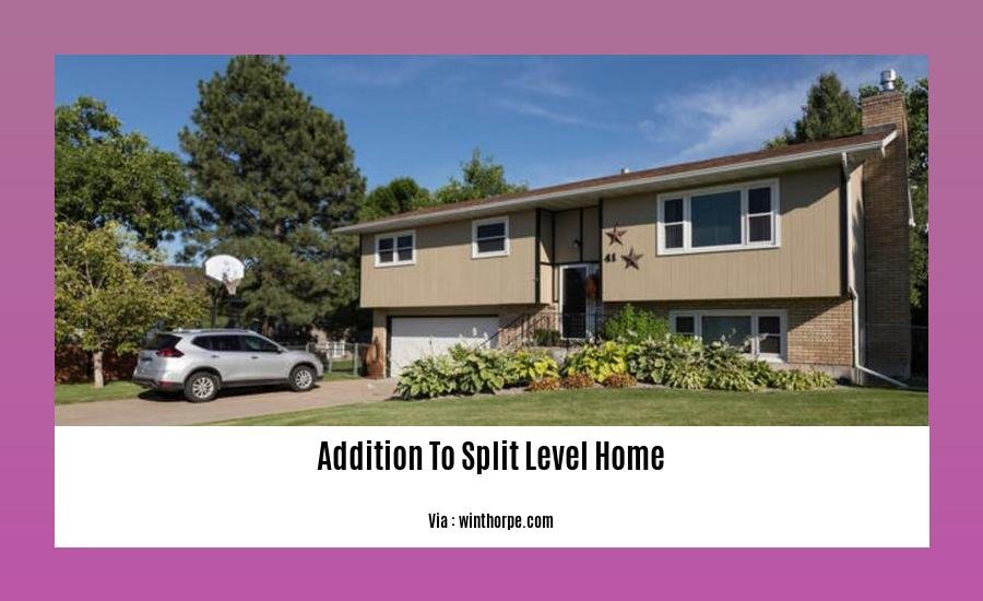 addition to split level home