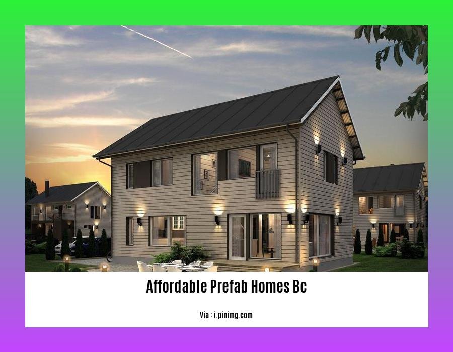 affordable prefab homes bc