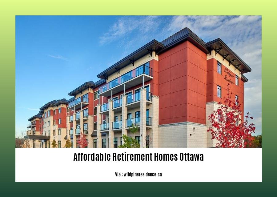 affordable retirement homes ottawa